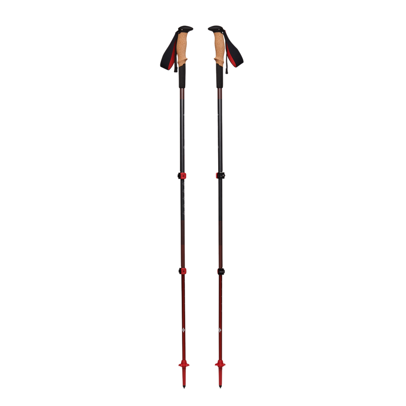 Black Diamond Pursuit Shock Trekking Poles Steel Grey/Octane-1